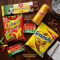 Odin norsk snacks- og koseboks med Kvikk Lunsj, Freia sjokolade og norske klassikere