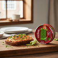 King Oscar på grovbrød — lys stil